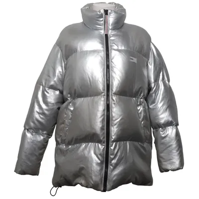 Dunjacka (Silverfärgad) från Tommy Hilfiger Icons Dun, Fjädrar, Polyester