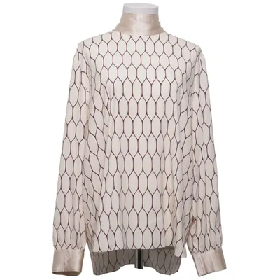 Blouse (Beige, Violet) de Herzen´s Angelegenheit Élasthane, Soie