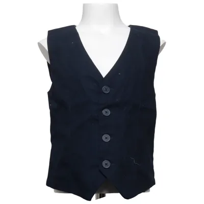 Kostuumgilet (Blauw) van Grain de Blé Katoen