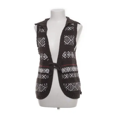 Vest (Brun, Hvid, Rød) fra Cecil Akryl, Bomuld