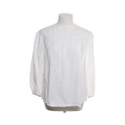 Blouse (White) from Hannes Roether Cotton, Linen