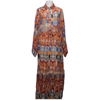 Robe longue (Orange, Bleu, Multicolore) de Golden Live Élasthane, Polyester