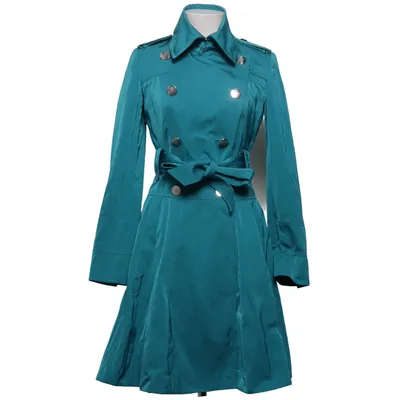 Trenchcoat (Blå) fra Karen Millen Polyester, Viscose