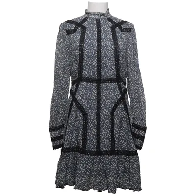 Dress (Blue, Black, White) from By Malina Polyester, Viscose