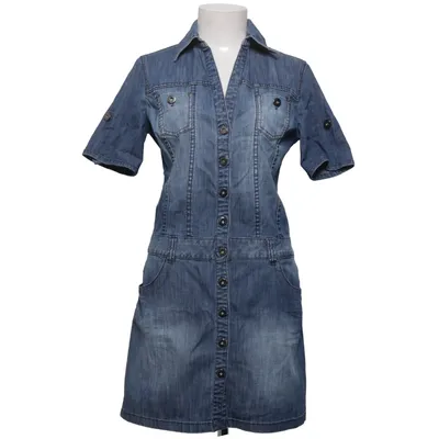 Denim jurk (Blauw) van s.Oliver Katoen, Elastaan