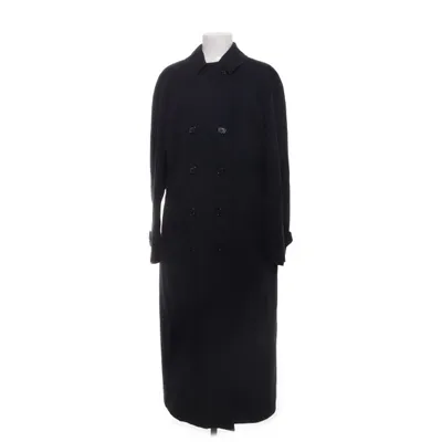 Coat (Black) from Trevira Polyester, Wool
