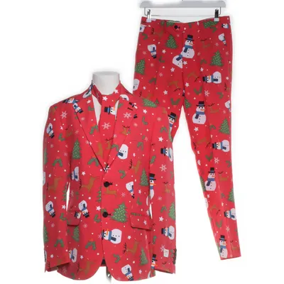 Julkläder (Röd, Flerfärgad) från Opposuits Polyester