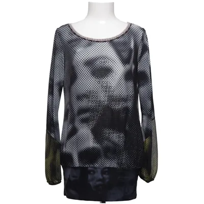 Long sleeve T-shirt (Black, Gray, White) from Pianura Studio Acrylic, Elastane, Polyester, Wool