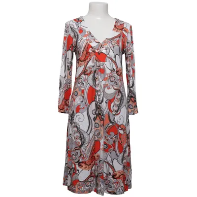 Kjole (Rød, Hvid, Flerfarvet) fra Vera Velour Elastan, Viscose