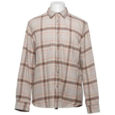 Flannel shirt (Beige, Brown, Orange) from Anerkjendt Cotton