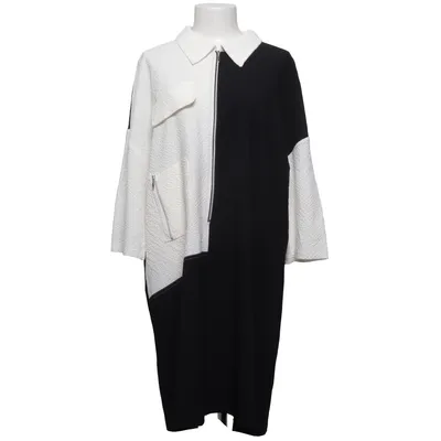 Robe (Noir, Blanc) de Sassy Élasthane, Polyester, Viscose
