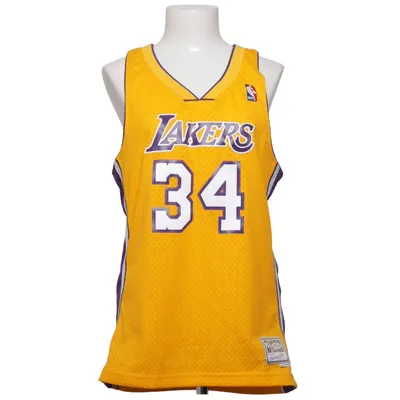 Basketbalshirt (Lakers 34) van Hardwood Classics x Mitchell & Ness Polyester