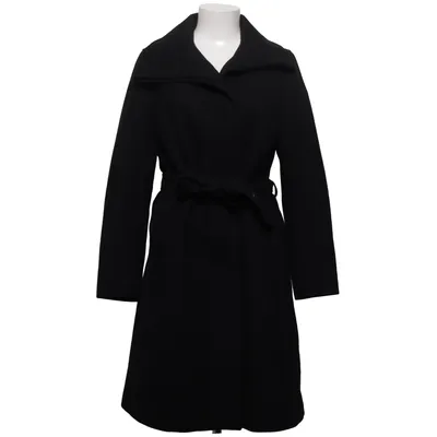 Coat (Black) from Snoot Merino wool, Polyamide, Polyester