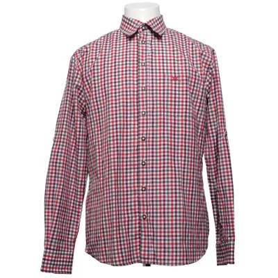 Skjorta (Röd, Vit, Brun) från Country Wood Bomull, Polyester
