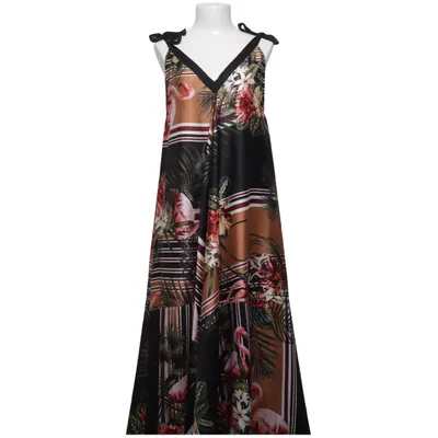 Robe longue (Noir, Multicolore) de Vicolo Polyester