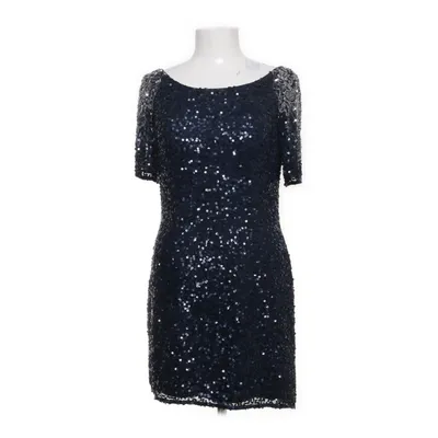 Cocktailklänning (Blå, Silverfärgad) från Scala Polyester, Silke