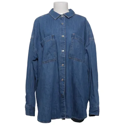 Denim blouse (Blauw) van Cubus Organisch katoen
