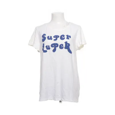 T-shirt (Wit, Blauw) van XLNT by KappAhl Katoen
