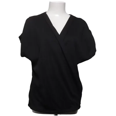 Slå-om top (Sort) fra Janes Bomuld, Elastan, Polyester