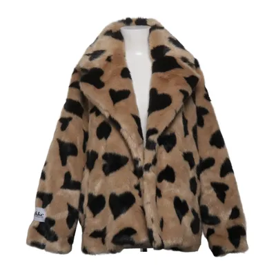 Jakke (Beige, Sort) fra Jakke Polyester