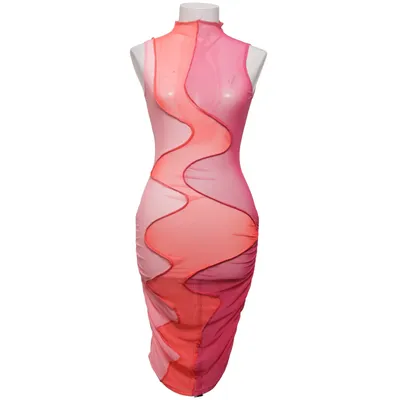 Robe (Rose, Rouge, Multicolore) de Sorella