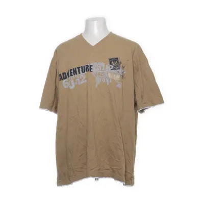 T-shirt (Beige, Blanc) de Angelo Litrico Coton