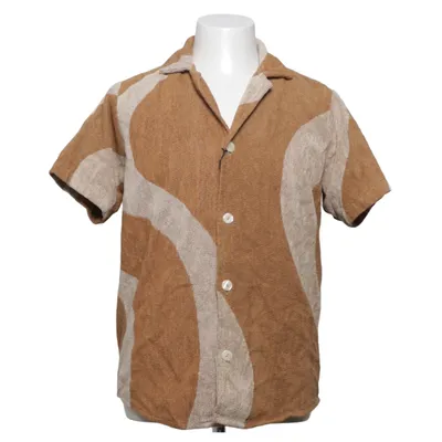Short sleeve shirt (Brown, Beige) from Oas Cotton