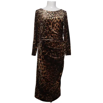 Kleid (Braun, Schwarz) von Camilla Thulin Elasthan, Polyester