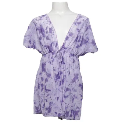 Robe de plage (Violet, Blanc) de Shein Élasthane, Polyester