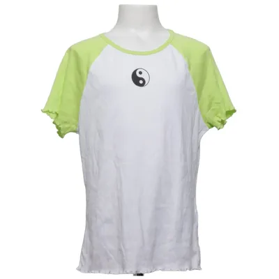 Honkball T-shirt (Wit, Groen) van Wow Katoen