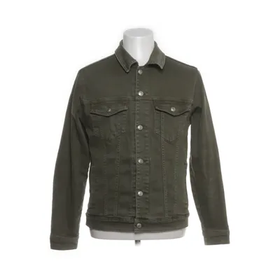 Denim jacket (Green) from Zara Cotton, Elastane