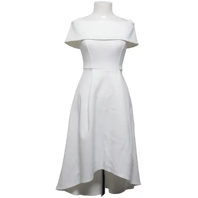 Klänning (Vit) från Boohoo Night Elastan, Polyester