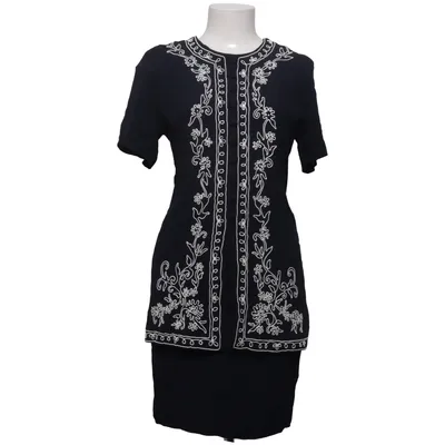 Robe (Bleu, Blanc) de Karin Stevens Acétate, Viscose