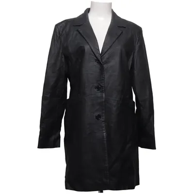 Läderkappa (Svart) från Modern Classics Skinn, Polyester