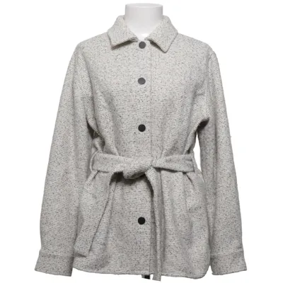 Skjortejakke (Beige) fra Dobber Akryl, Elastan, Polyamid, Polyester, Uld