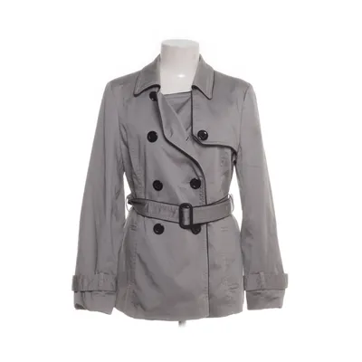 Trenchcoat (Grå) från Cyrillus Bomull, Elastan, Polyester