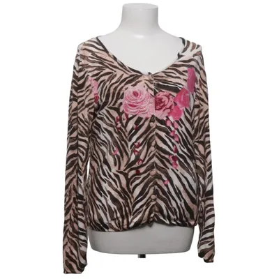 Cardigan (Marron, Rose, Multicolore) de Blumarine Élasthane, Viscose