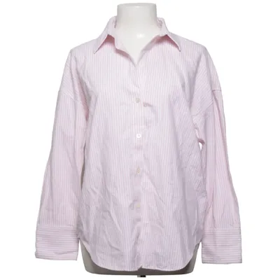 Shirt (Roze, Wit) van Zara Katoen, Polyester