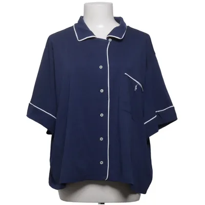 Pyjama shirt (Blauw) van Ralph Lauren Katoen, Elastaan, Lyocell