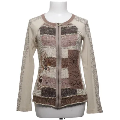 Cardigan (Beige, Brun, Flerfarvet) fra Lulu-H Bomuld, Viscose