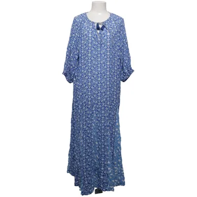 Maxi dress (Blue, White) from Zara Viscose