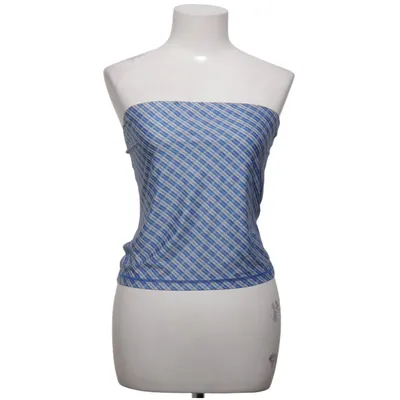 Tube top (Blue, White) from Planet NUSA Elastane, Recycled polyester