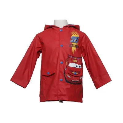 Regnjakke (Rød, Blå) fra Disney Pixar Polyester, Polyurethan