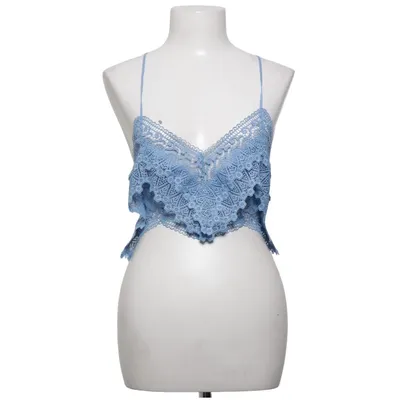 Crop top (Blue) from Charo Ruiz Cotton, Polyester