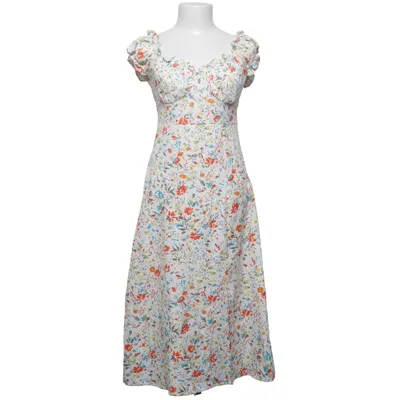 Dress (White, Multicolored) from May Polyester