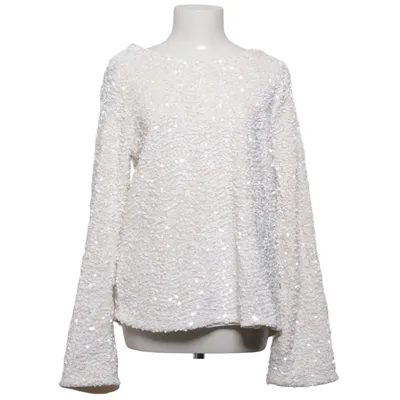 Sweater (White) from H&M Elastane, Polyester