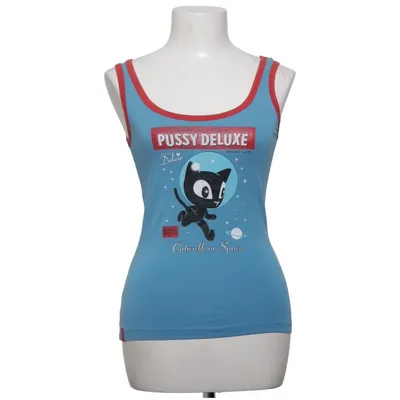 Tanktop (Catwalk In Space) van Pussy Deluxe Katoen, Elastaan