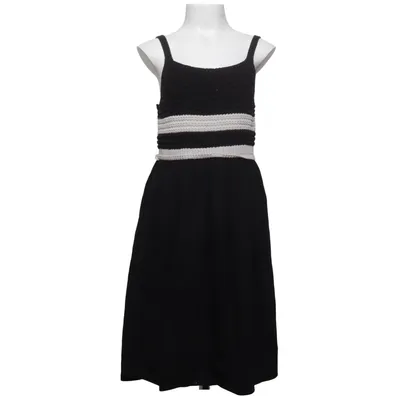Dress (Black, White) from Zara Cotton