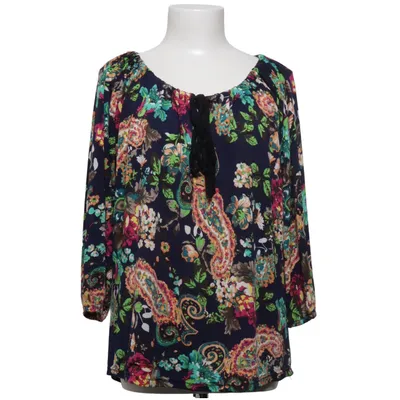 Blus (Blå, Flerfärgad) från Happi Elastan, Polyester