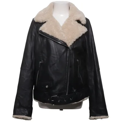Shearlingjacka (Svart, Beige) från Jofama Polyester